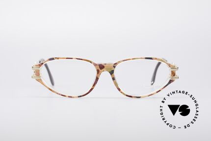 Cazal 356 90er Vintage Designerbrille, grandios, lebhafte Farbkomposition (heutzutage selten), Passend für Damen