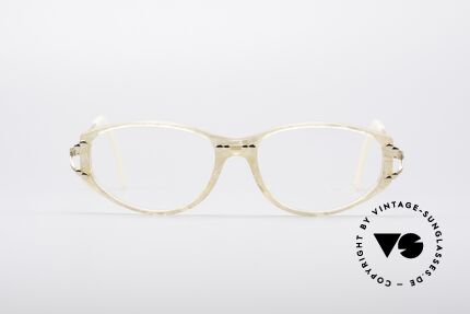 Cazal 375 Perlmutt Vintage Brille, zauberhafte Brillenfassung in Perlmutt-Optik / gold, Passend für Damen