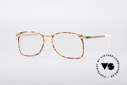 Cazal 341 Vintage No Retro Brille 90er, ausgefallenes Brillendesign von CAZAL (um 1990), Passend für Damen