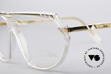 Cazal 344 Kristall Hip Hop Brille, passendes Accessoire zu jedem 90er Hip-Hop Outift, Passend für Herren und Damen