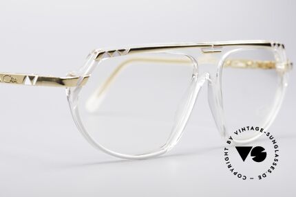 Cazal 344 Kristall Hip Hop Brille, KEINE RETROBRILLE, sondern ein altes ORIGINAL!, Passend für Herren und Damen