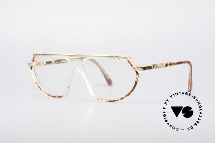 Cazal 344 Old School Kristall Brille, verziert mit Farben, Mustern und div. Applikationen, Passend für Damen