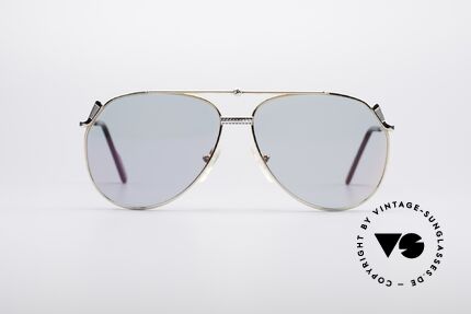 Alpina PG 902 Vintage Golf Sonnenbrille, beide Bügel sind geformt wie ein Golfschläger, Passend für Herren