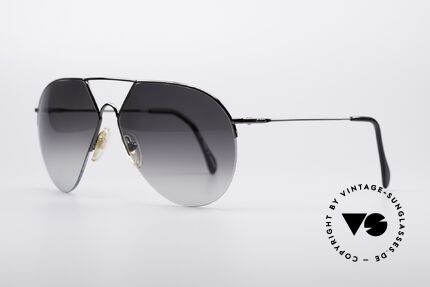 Alpina TR3 Style 80er Pilotensonnenbrille, Top-Tragekomfort; da sehr leicht (halb-rahmenlos), Passend für Herren