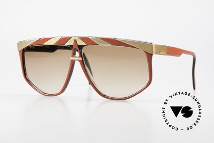 Alpina G82 Vintage Sonnenbrille 80er, außergewöhnliches Brillendesign in Farbe und Form, Passend für Herren und Damen