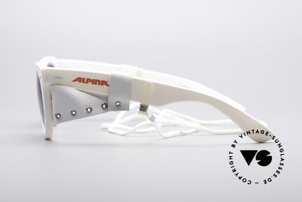 Alpina Classic Vintage Ski Sonnenbrille, verspiegelte Gläser & abnehmbarer Augenschutz, Passend für Herren und Damen