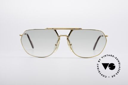 Alpina FM52 Klassische Vintage Brille, Rahmendesign mit typischen Alpina-Zierschrauben, Passend für Herren
