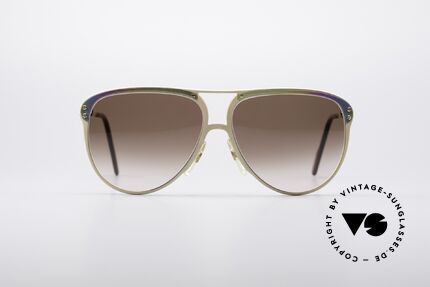 Alpina M3 Titanium Vintage Brille, echte Handarbeit aus "West Germany" im Aviator Stil, Passend für Damen