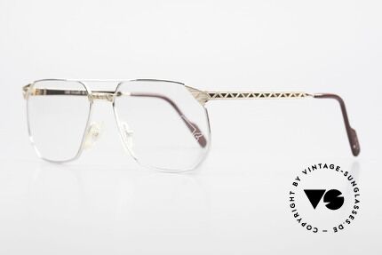 Alpina FM34 80er Designer Brille No Retro, markant männliche Form (vintage Herren-Brille), Passend für Herren