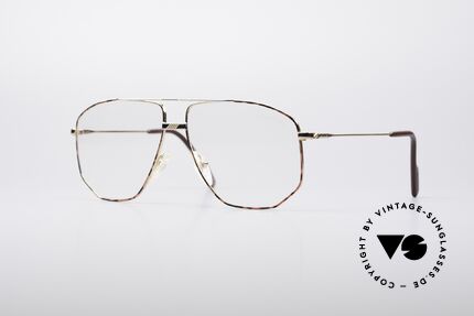Alpina FM66 90er Vintage Metallfassung, große Alpina Metall-Brillenfassung aus den 90ern, Passend für Herren