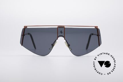 Ferrari F15 Luxus Sport Sonnenbrille, Panorama-Scheibe für ideale 'Rundumsicht', Passend für Herren