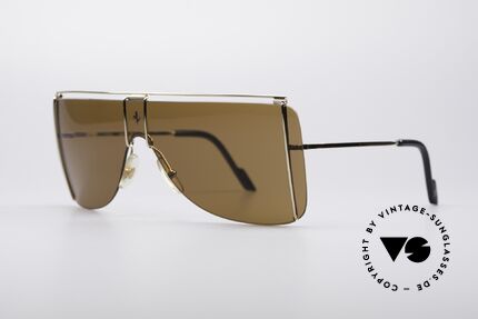 Ferrari F20 90er Sport Sonnenbrille, sehr stilvolles & elegantes Mode-Accessoire, Passend für Herren