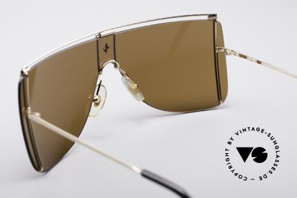 Ferrari F20 90er Sport Sonnenbrille, ungetragen (wie alle unsere Ferrari Brillen), Passend für Herren