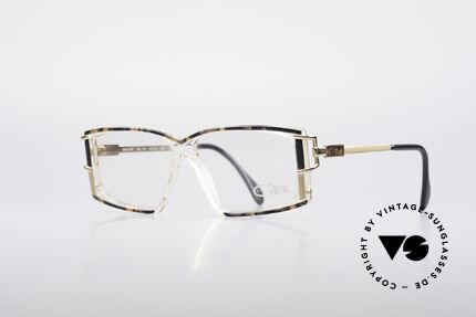 Cazal 348 90er KEINE Retro Brille, geniale Metall-, Kunststoff- und Farbkombinationen, Passend für Herren und Damen