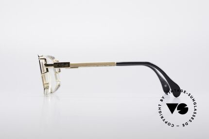 Cazal 348 90er KEINE Retro Brille, kleine Größe (128mm Breite) in kisel/kristall Farbe, Passend für Herren und Damen