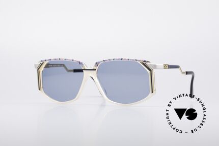 Cazal 346 90er Designer Sonnenbrille, ausgefallenes Brillendesign von Cazal (ca. von 1990), Passend für Herren und Damen