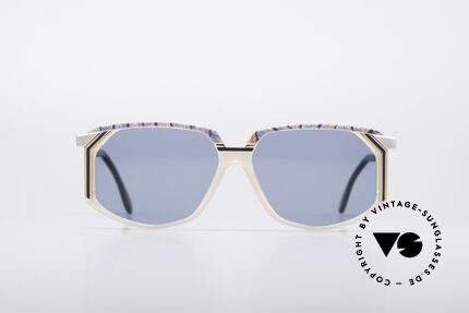 Cazal 346 90er Designer Sonnenbrille, sehr markante Rahmenform = unverwechselbar CAZAL, Passend für Herren und Damen