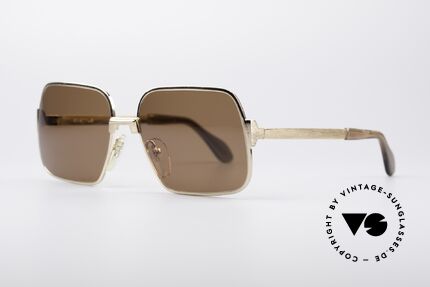 Neostyle Society 120 60er Jahre Vintage Brille, neue braune CR39 Sonnengläser; 100% UV Schutz, Passend für Herren