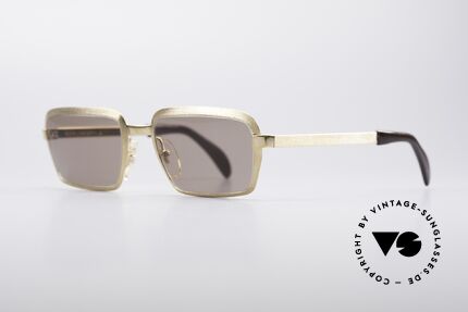 Neostyle Small Kleine 60er Jahre Sonnenbrille, neue braune CR39 Sonnengläser; 100% UV Schutz, Passend für Herren