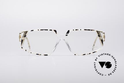 Cazal 352 Perlmutt Designer Brille, tolle Kombination v. Transparenz; Muster & Farben, Passend für Damen