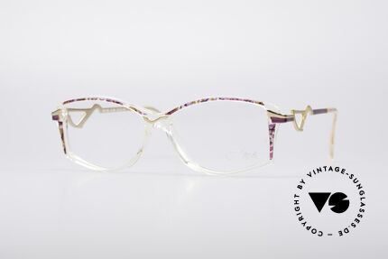 Cazal 369 90er Vintage No Retro Brille, interessantes Cazal Design aus den späten 90er Jahren, Passend für Damen