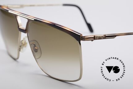Ferrari F35 Alutanium XL Sonnenbrille, mit teuren Mineralgläser in braun-Verlauf, 100% UV, Passend für Herren