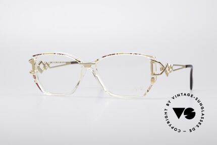 Cazal 367 90er Vintage Brille No Retro, vintage Cazal Designer-Brillengestell aus den 1990ern, Passend für Damen