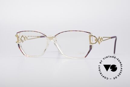 Cazal 367 90er Vintage Designerbrille, vintage Cazal Designer-Brillengestell aus den 1990ern, Passend für Damen
