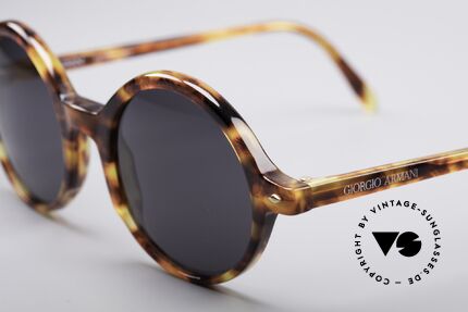 Giorgio Armani 319 Runde 90er Sonnenbrille, ungetragen (wie alle unsere 1990er  Design-Klassiker), Passend für Herren