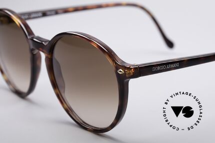 Giorgio Armani 325 Vintage Panto Sonnenbrille, ungetragen (wie alle unsere 1990er Design-Klassiker), Passend für Herren