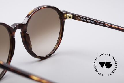 Giorgio Armani 325 Vintage Panto Sonnenbrille, die Sonnengläser können durch optische ersetzt werden, Passend für Herren