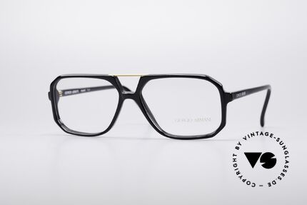 Giorgio Armani 301 Vintage Designerbrille, sehr markante Designer-Brille von Giorgio Armani, Passend für Herren