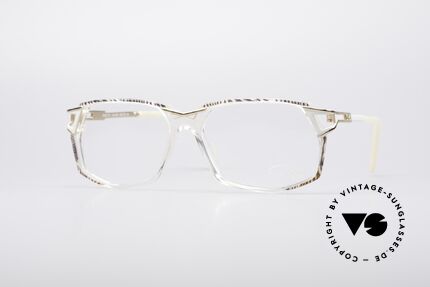 Cazal 371 No Retro Brille Echt Vintage, interessante Cazal vintage Brille aus den 1990er Jahren, Passend für Herren und Damen