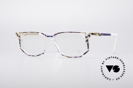 Cazal 357 90er Vintage Designer Brille, farbenfrohe vintage Cazal Designerbrille der 1990er, Passend für Damen
