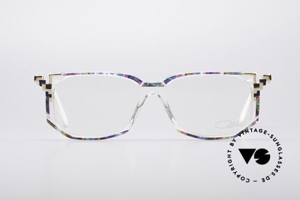 Cazal 357 Breite Designer Fassung, col. 762: lila-multicolor / kristall (mal was anderes), Passend für Damen
