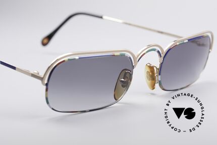 Casanova DV14 Dolce Vita Sonnenbrille, farbenfroh, geschwungene Fassung in Top-Qualität, Passend für Herren und Damen