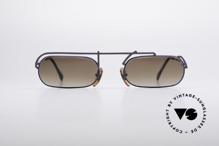 Casanova LC29 Kunstvolle 80er Vintage Brille, großartiges Zusammenspiel aus Farben und Form, Passend für Herren und Damen