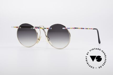 Taxi 222 by Casanova 80er Kunstbrille, lebhafte Taxi by Casanova Designerbrille von circa 1985, Passend für Damen