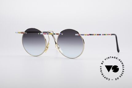 Taxi 222 by Casanova 80er Kunstbrille, lebhafte Taxi by Casanova Designerbrille von circa 1985, Passend für Damen