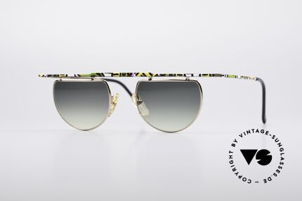 Taxi 223 by Casanova Kunst Sonnenbrille, lebhafte TAXI by Casanova 1980er Designer-Sonnenbrille, Passend für Damen
