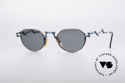 Casanova MTC21 Venezianische Designerbrille, interessante 80er Casanova Designer-Sonnenbrille, Passend für Herren und Damen