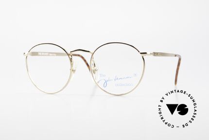 John Lennon - The Dreamer Extra Kleine Vintage Brille, Model 'The Dreamer': Panto-Brille in 47mm Größe, Passend für Herren und Damen