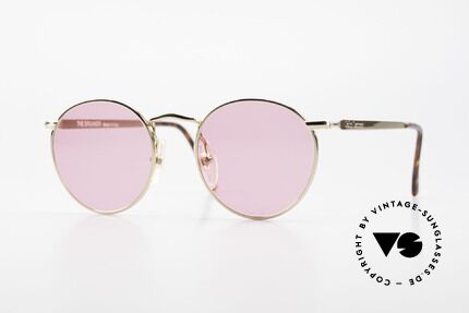 John Lennon - The Dreamer Die Rosarote Vintage Brille, Model 'The Dreamer': Panto-Brille in 47mm Größe, Passend für Herren und Damen