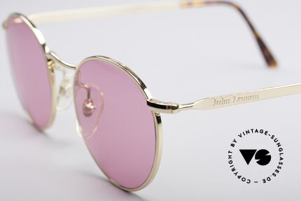 John Lennon - The Dreamer Die Rosarote Vintage Brille, pinke Gläser: sieh die Welt durch die rosarote Brille, Passend für Herren und Damen