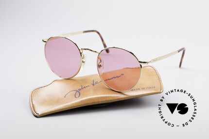 John Lennon - Imagine Die Rosarote Vintage Brille, ungetragen (wie alle unsere "Hippie-Sonnenbrillen"), Passend für Herren und Damen
