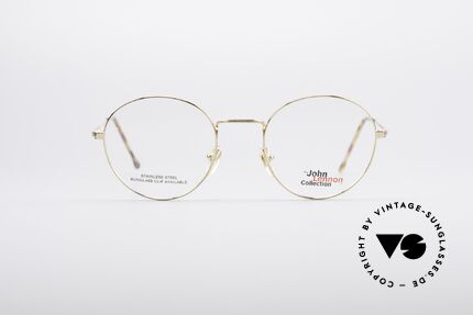 John Lennon - Steel And Glass Runde Vintage Brille, benannt nach bekannten J. Lennon / Beatles Songs, Passend für Herren
