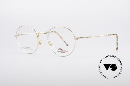 John Lennon - Steel And Glass Runde Vintage Brille, Model 'Steel and Glass': runde Brille in Gr. 49-21, Passend für Herren