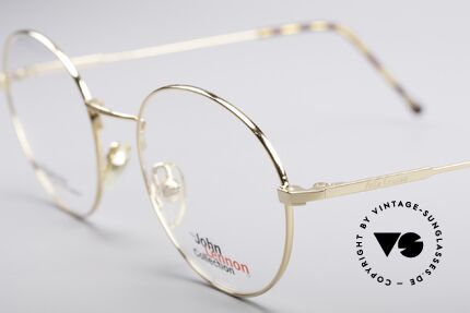 John Lennon - Steel And Glass Runde Vintage Brille, legendärer; unverwechselbarer John LENNON Look, Passend für Herren