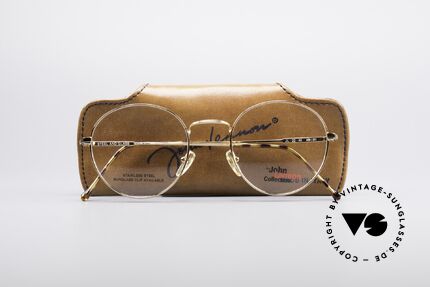 John Lennon - Steel And Glass Runde Vintage Brille, KEINE RETRO-Fassung, sondern ein altes Original, Passend für Herren
