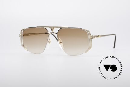 MCM München 5 Titanium Sonnenbrille, MCM Herren-Designersonnenbrille aus den 90ern, Passend für Herren